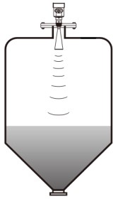 水箱雷達(dá)液位計(jì)錐形罐安裝示意圖