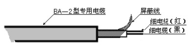 超聲波液位計(jì)電纜線(xiàn)說(shuō)明圖