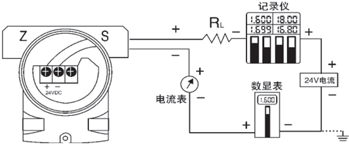 衛(wèi)生型差壓變送器接線圖