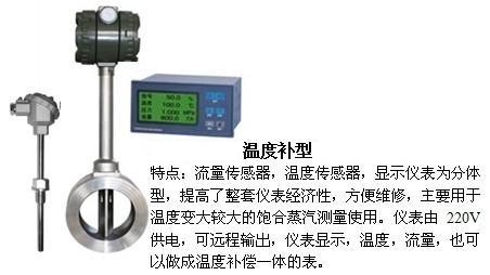 高溫蒸汽流量計溫度補償型產品圖