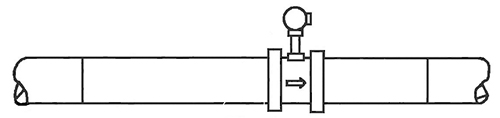 壓縮機(jī)流量計焊接法蘭安裝示意圖二