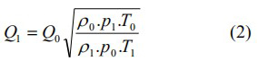 磁性浮子流量計氣體標況工況換算公式